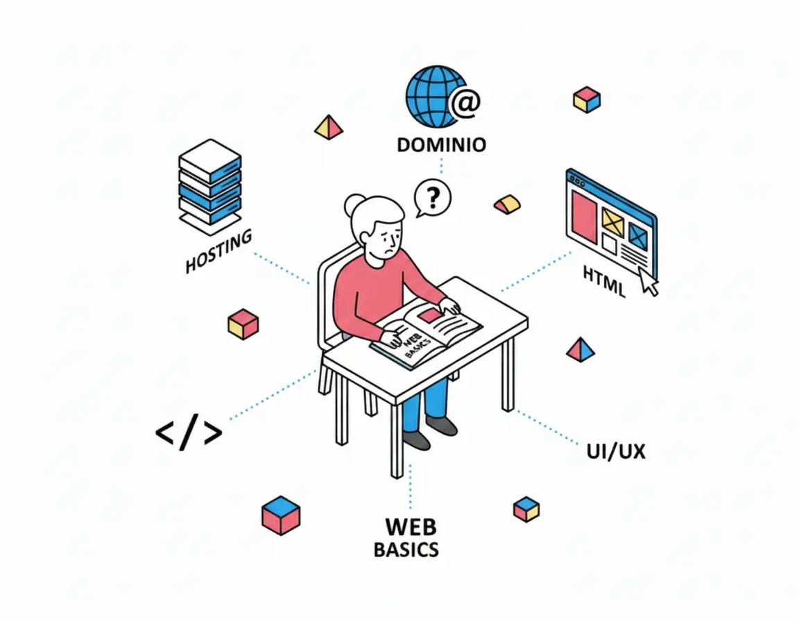 Términos básicos para montar una página web (explicados en lenguaje sencillo)
